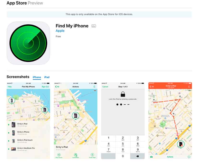 what is app find my phone