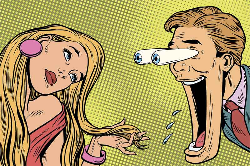 10 Anzeichen dafür, dass Flirten Betrug ist