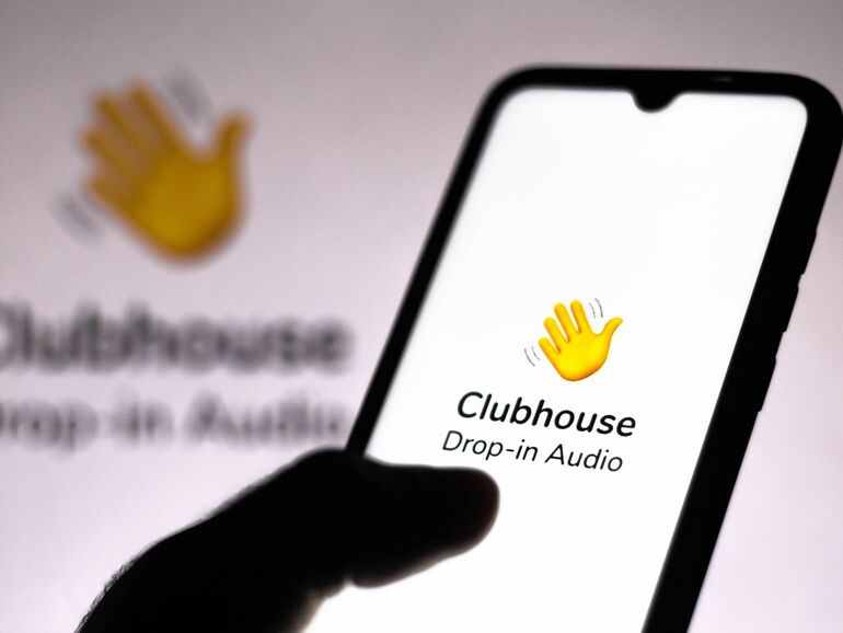 Trapaça no logotipo do Clubhouse